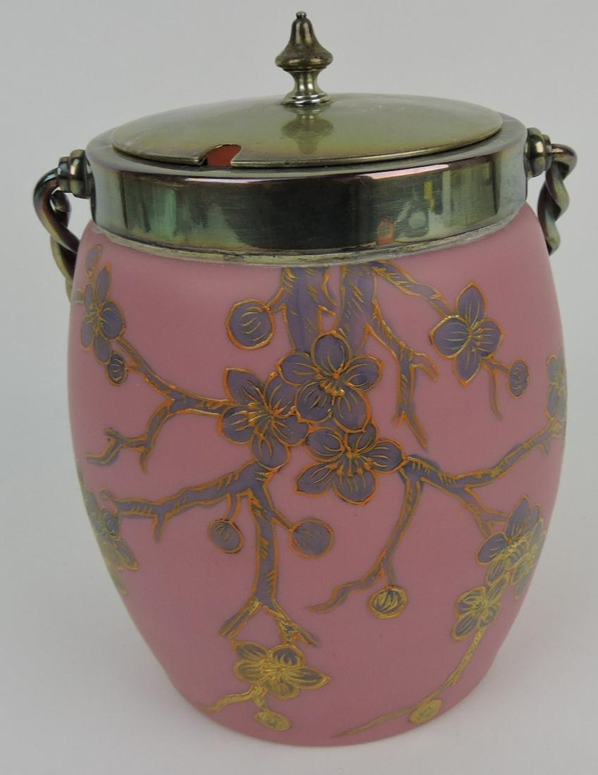Mt. Washington pink satin floral enamel (1 of 1)