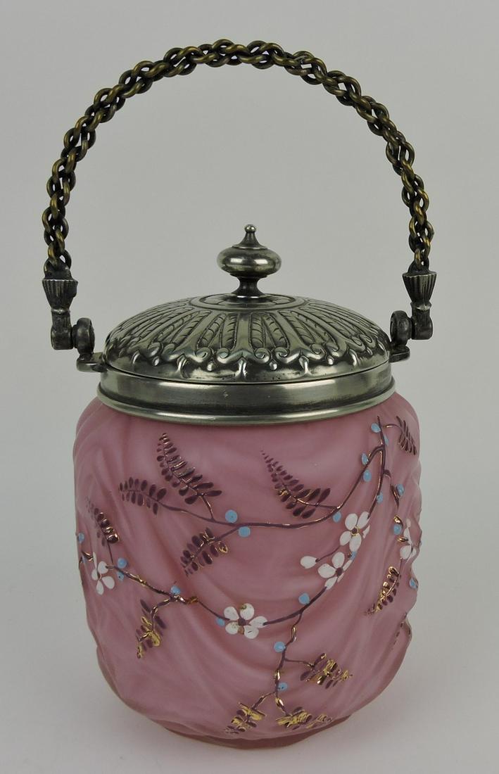 Mt. Washington pink satin floral enamel (1 of 1)