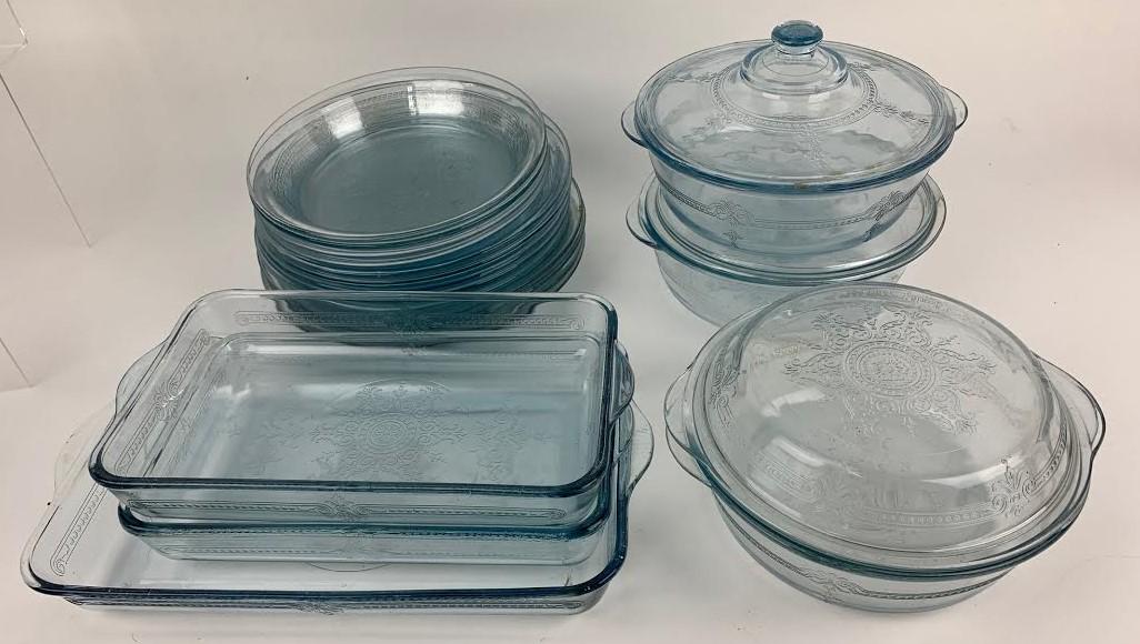 Fire King Sapphire Blue lot of 19 pieces - (1 of 1)