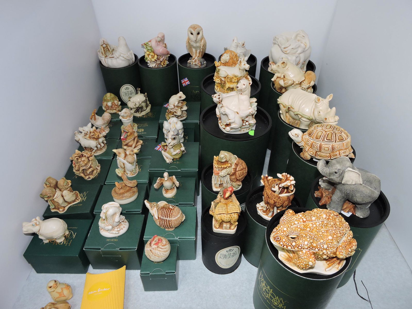 Harmony Kingdom lot of 36 Netsuke and (1 of 3)