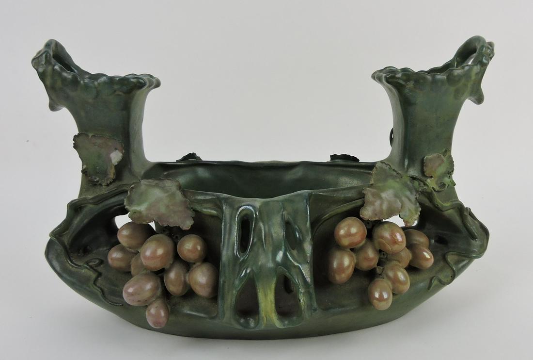 Amphora planter with grape motif, (1 of 1)