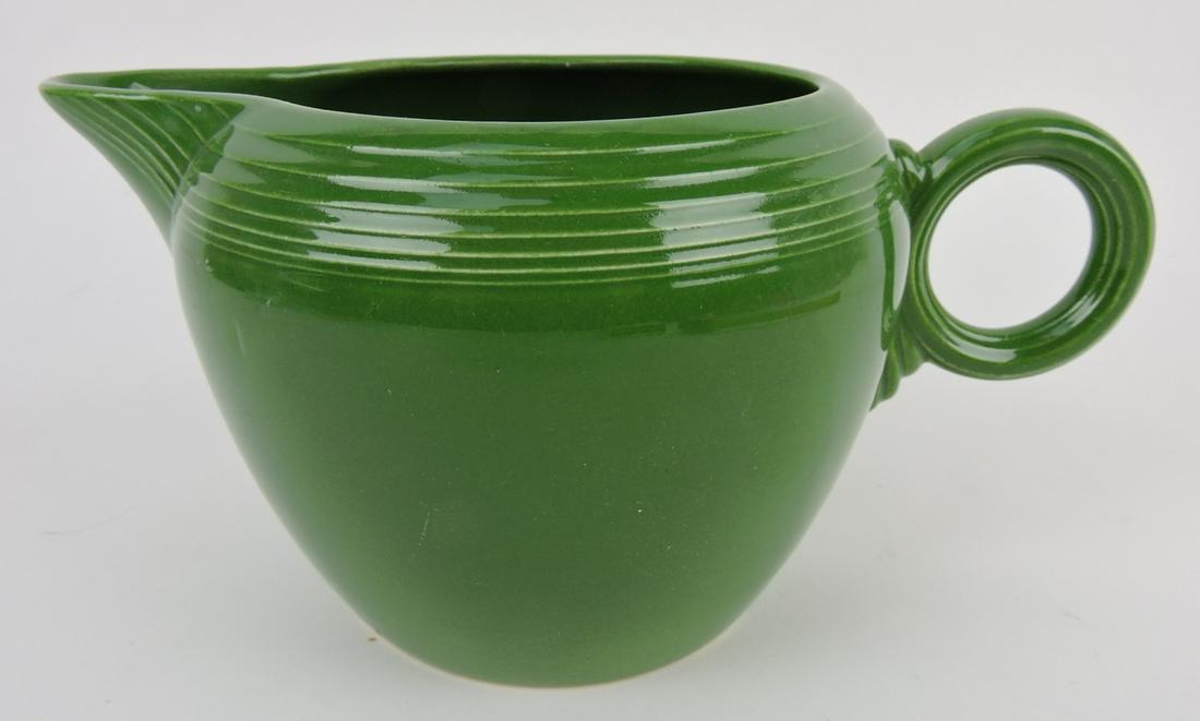 Vintage Fiesta dark green two pint jug (1 of 1)