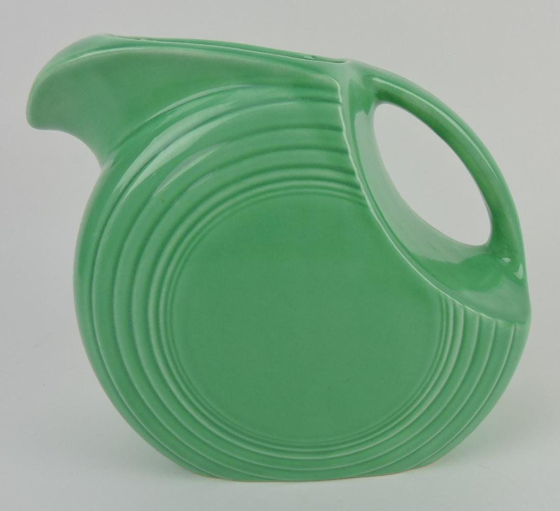 Vintage Fiesta green disc water pitcher (1 of 1)