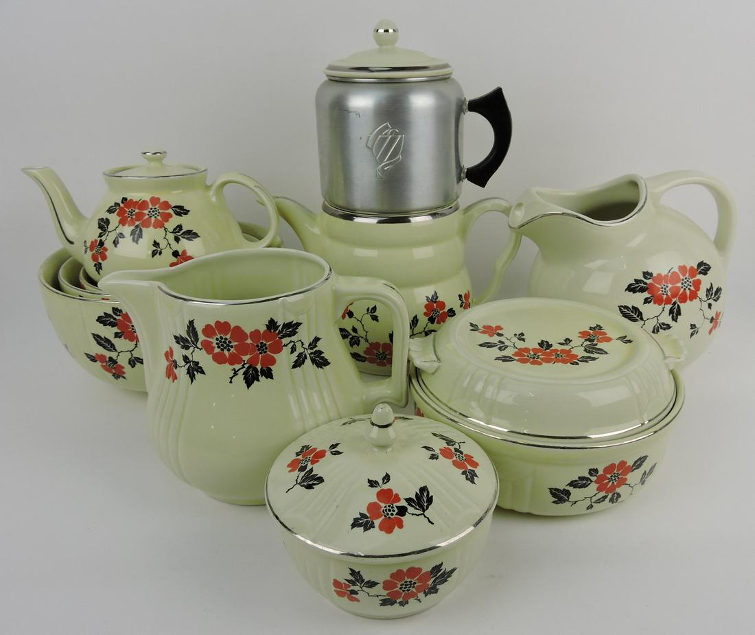 Hall China lot of 78 pieces: percolator (1 of 2)