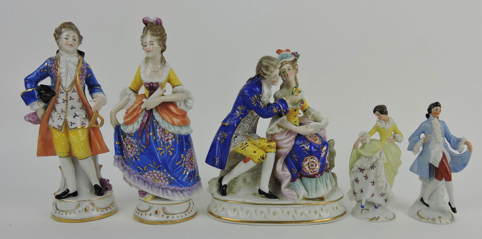 German lot of 5 figures, 5 to 8" (1 of 1)
