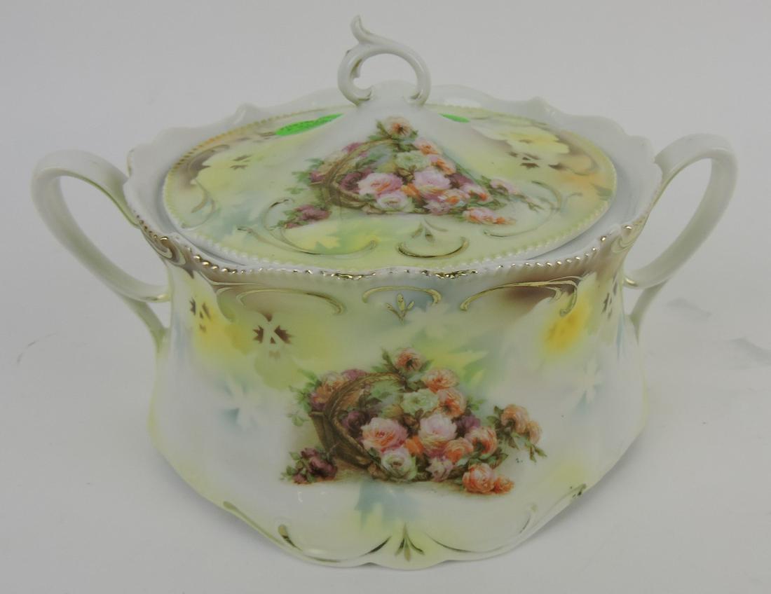 R.S. Prussia biscuit jar, mold 304, (1 of 1)