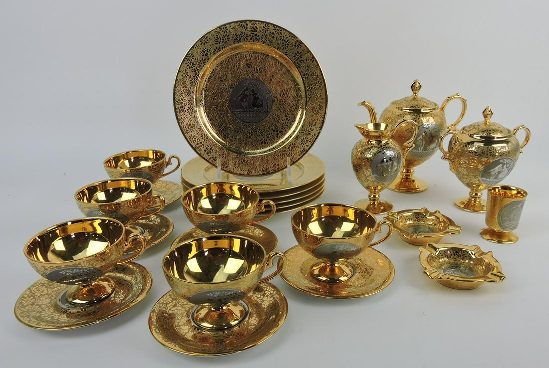 Royal China 22kt gold tea and dessert (1 of 4)