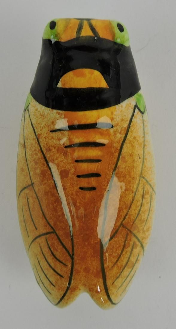 Vallauris French majolica small cicada (1 of 1)