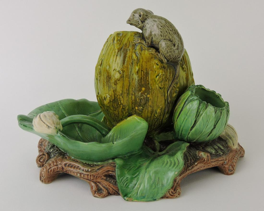 B. Bloch majolica figural match striker (1 of 1)