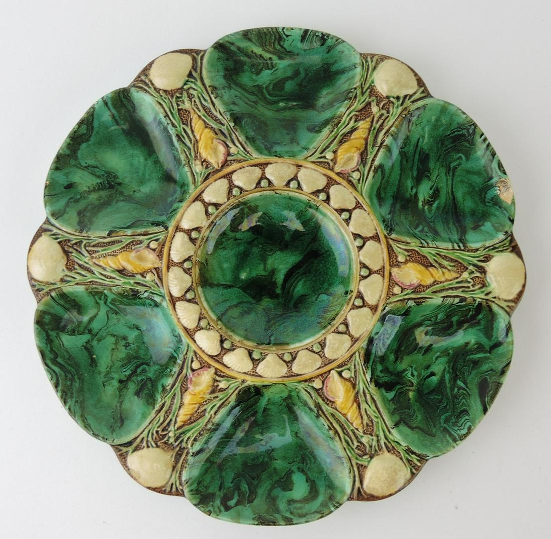 Minton majolica malachite 6 well (1 of 1)