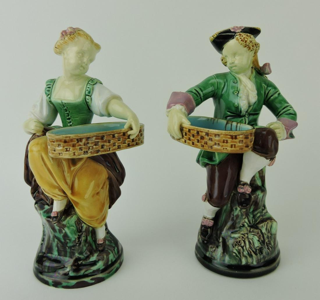 Minton majolica Hogarth boy and (1 of 1)