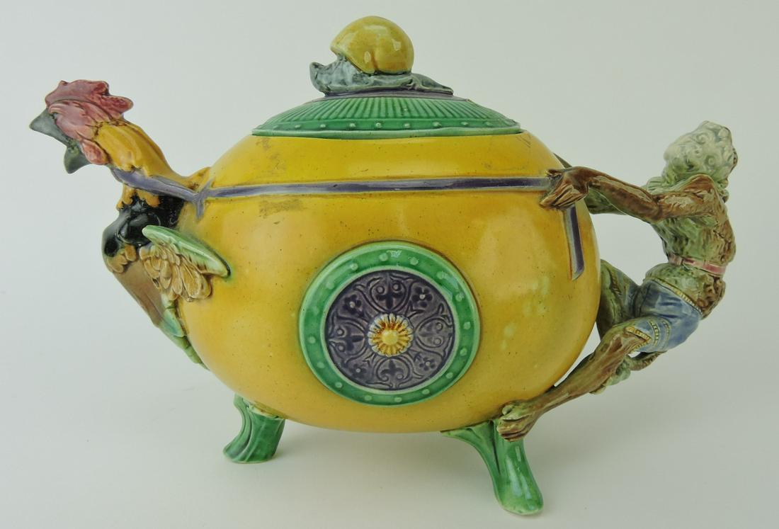 Minton majolica rare monkey and (1 of 2)