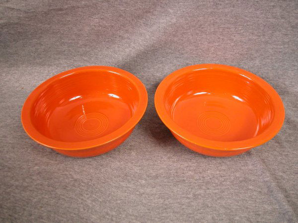 Fiesta 8 1/2" nappy bowl group 2 red: Fiesta 8 1/2" nappy bowl group 2 red