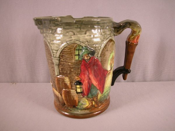 Royal Doulton toby jug, "Guy Fawkes", 7 1/2", rare: Royal Doulton toby jug, "Guy Fawkes", 7 1/2", rare