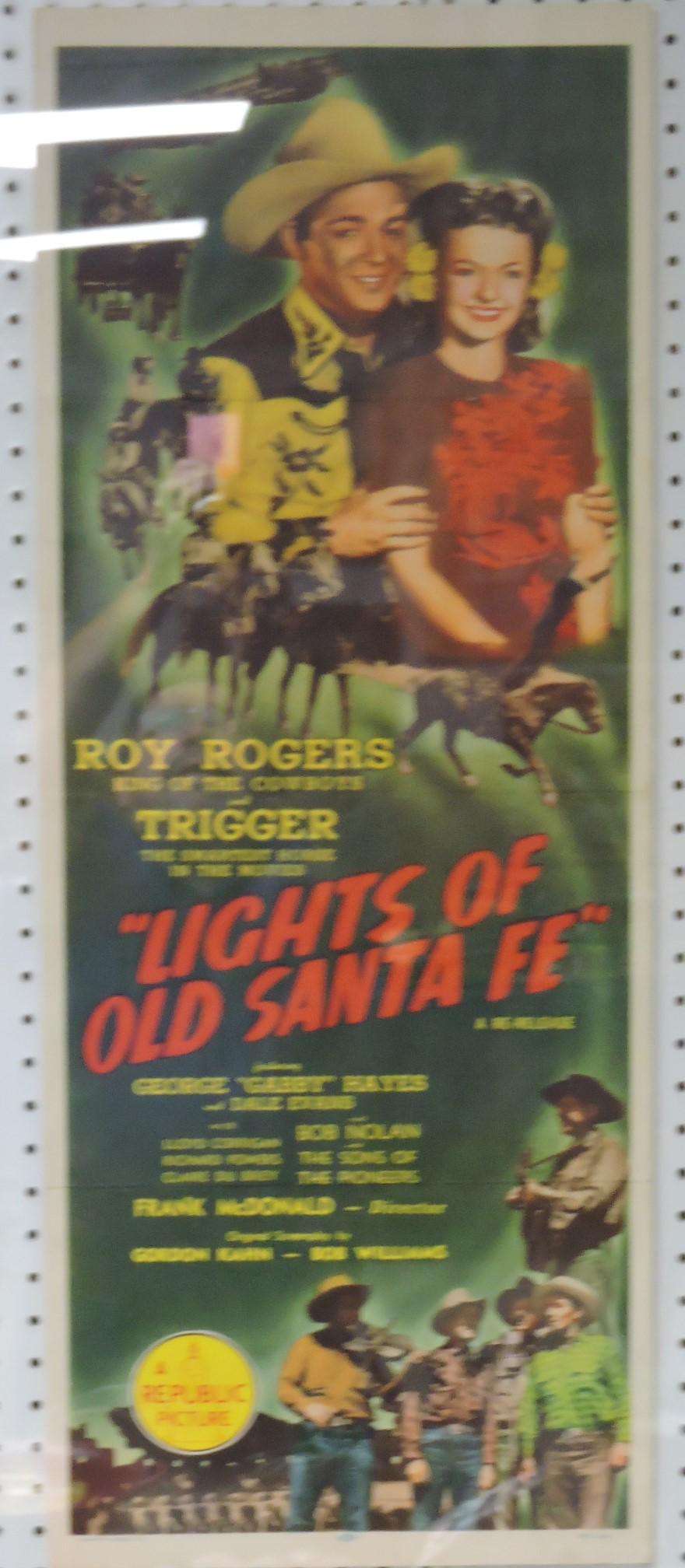 Roy Rogers movie poster "Lights of (1 of 3)
