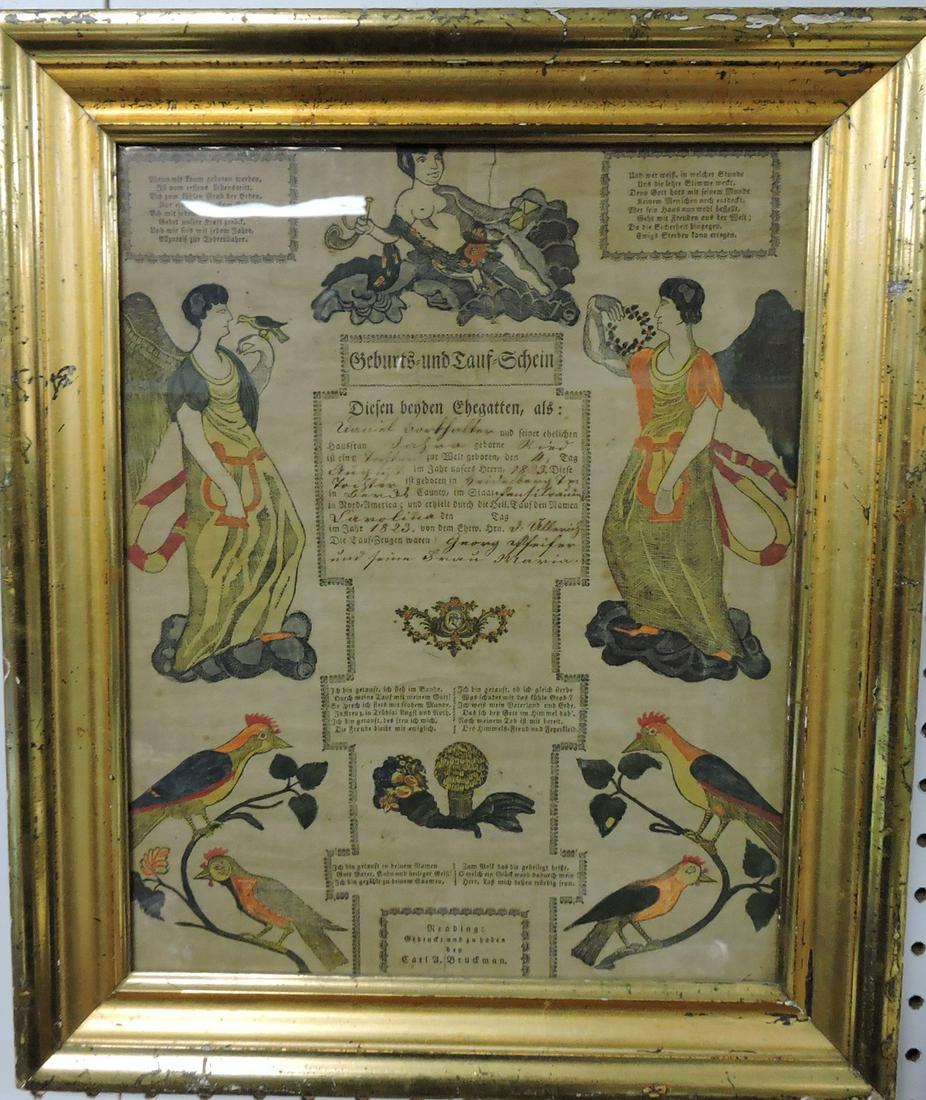 1823 Fraktur: .