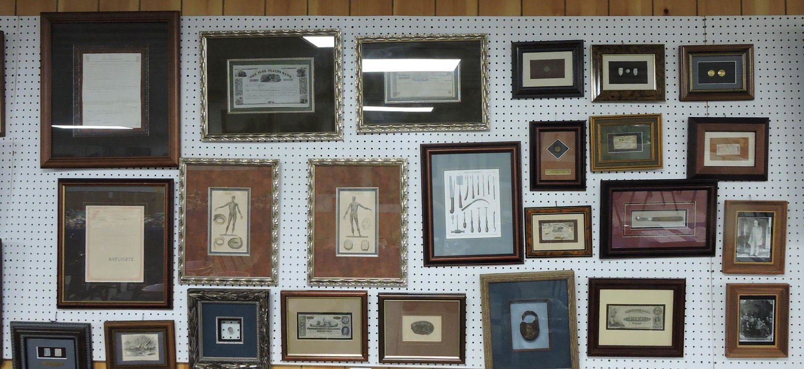 Civil War History lot of 24 framed items: (1 of 13)