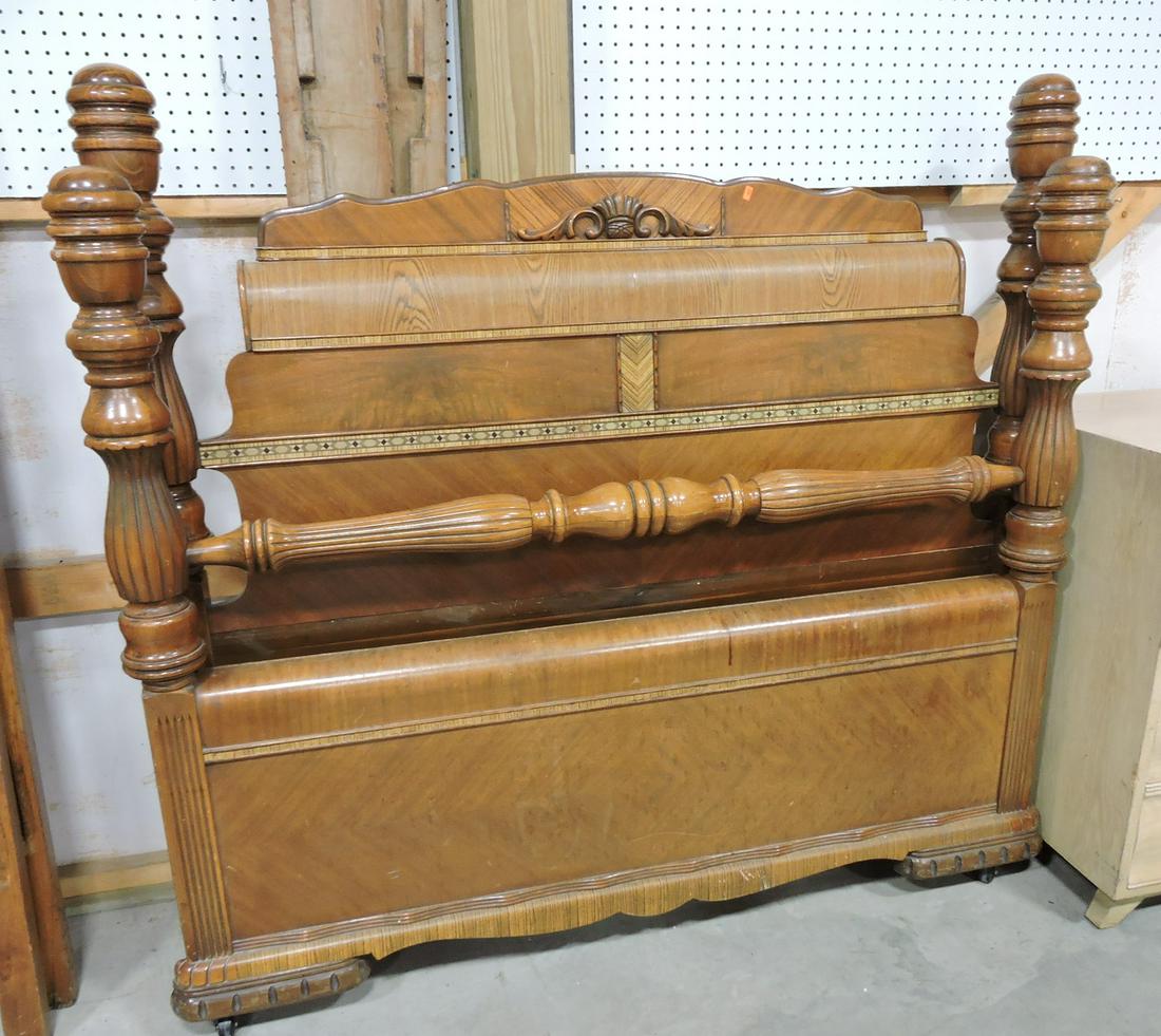 1930's waterfall style poster bed: .