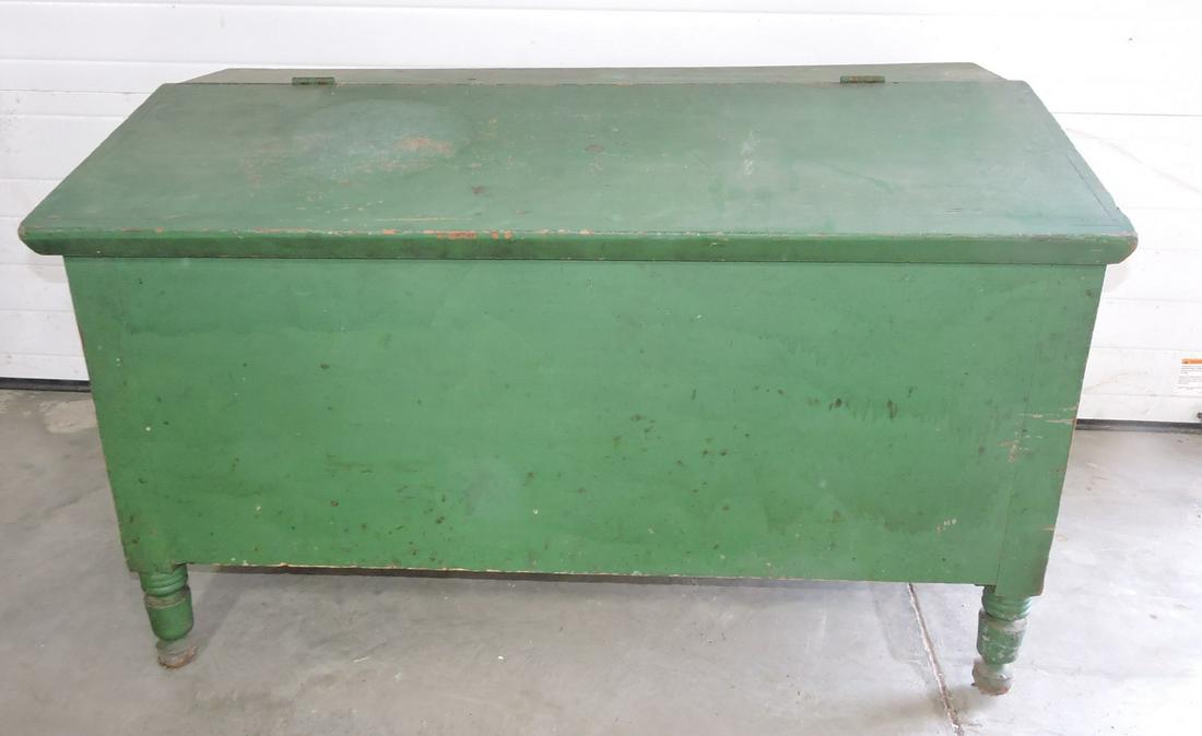 Early primitive painted feed bin (one (1 of 3)