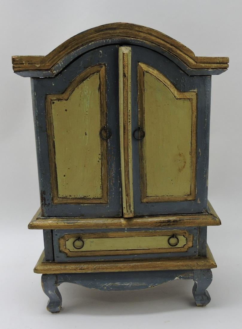 Child's painted highboy, 17 1/2"h: .