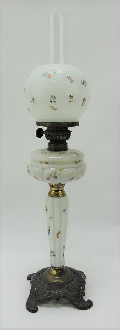 Rare miniature banquet lamp, 16 1/2", (1 of 1)