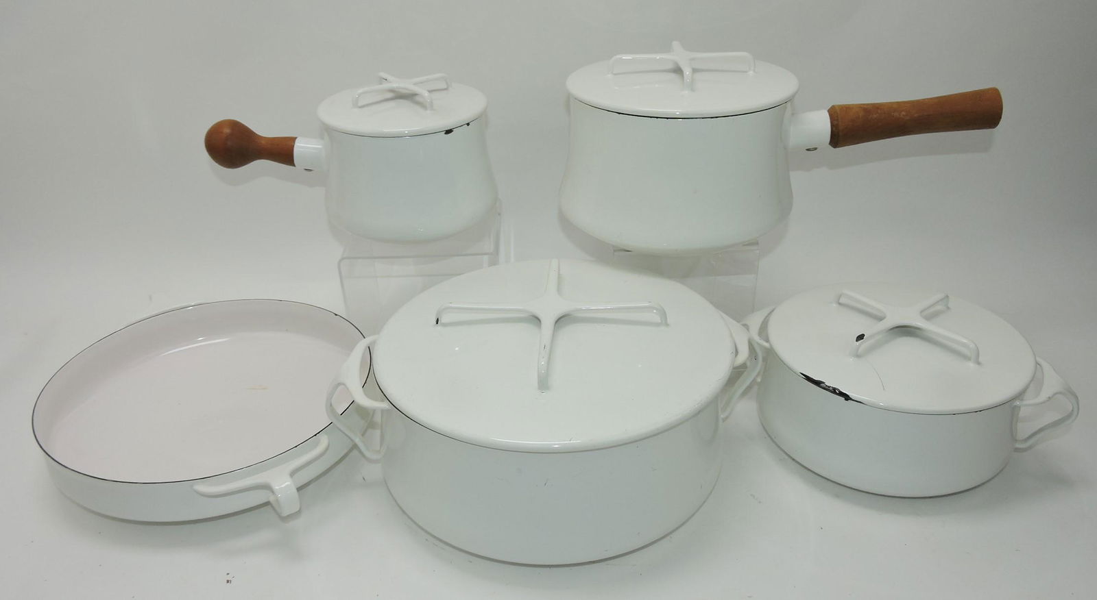 Dansk MCM enameled lot of 5 pieces (1 of 1)