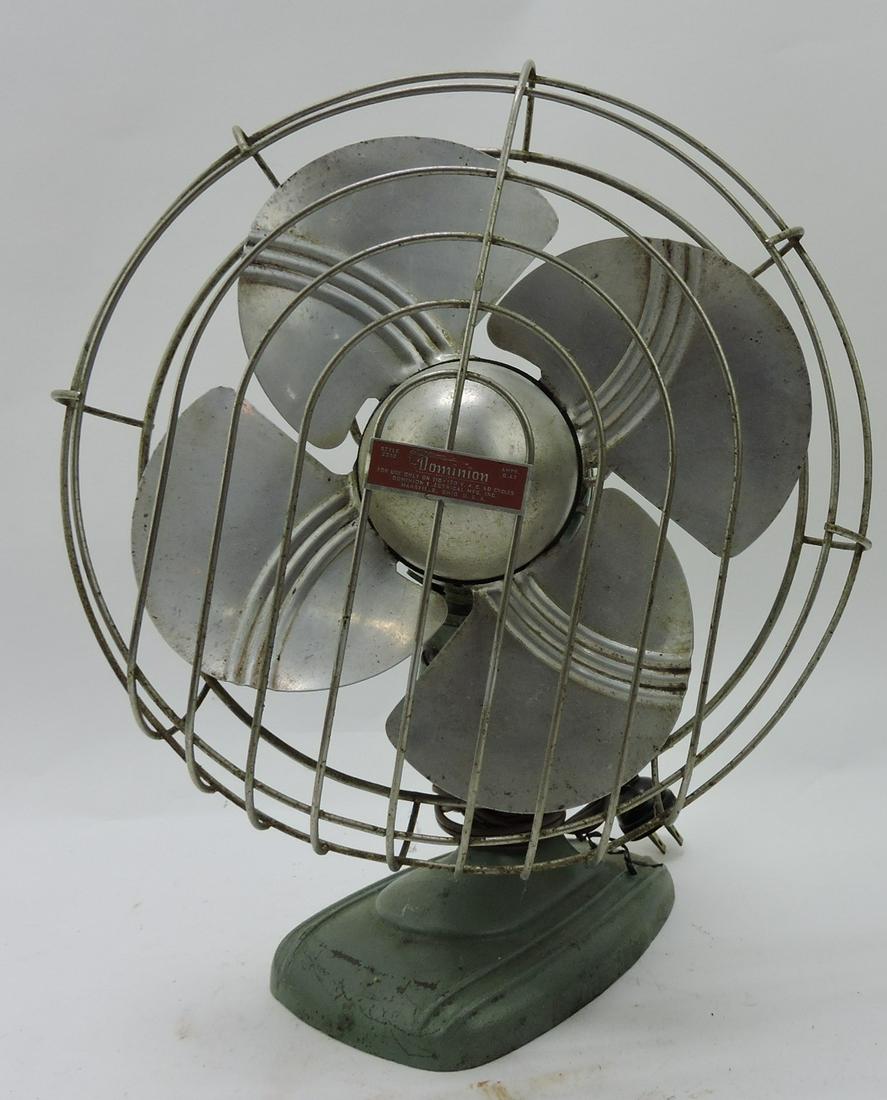 Dominion Art Deco oscillating fan, (1 of 1)