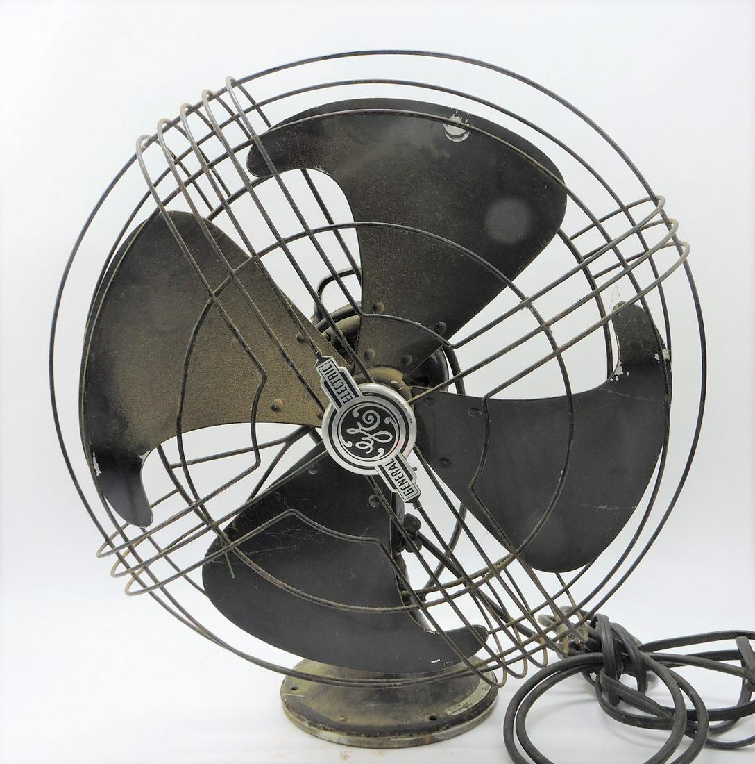 General Electric oscillating fan, 16" blade,: works
