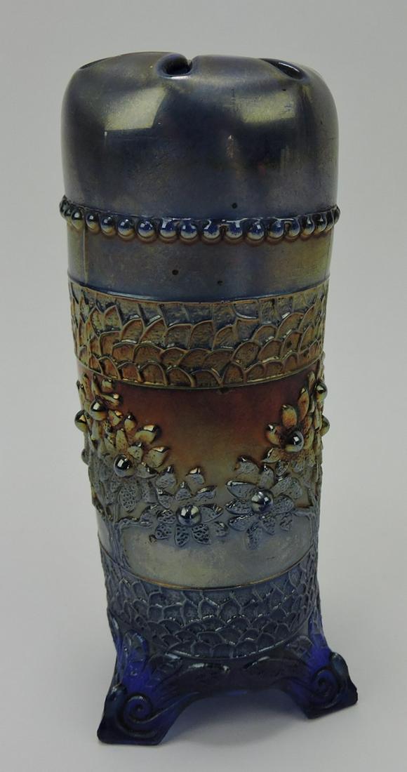 Fenton cobalt blue carnival glass Orange Tree (1 of 1)