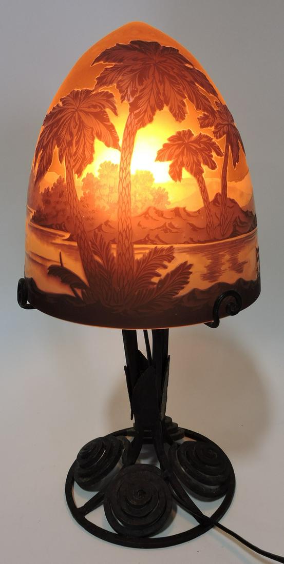 Daum Nancy contemporary mantle lamp with (1 of 2)