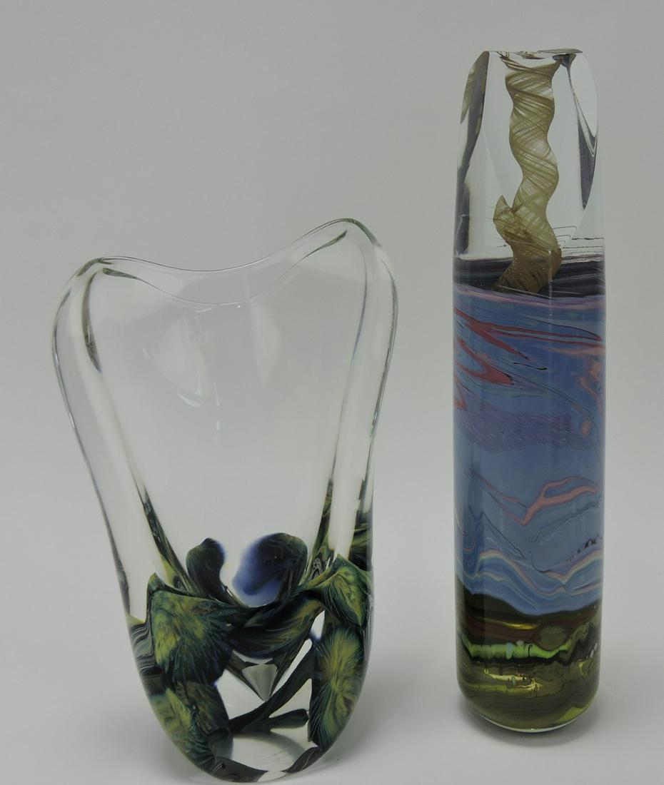 Studio art glass lot of 2 pieces (1 of 1)