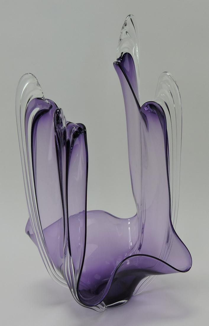 Thomas Buechner studio art glass vase 16" (1 of 1)