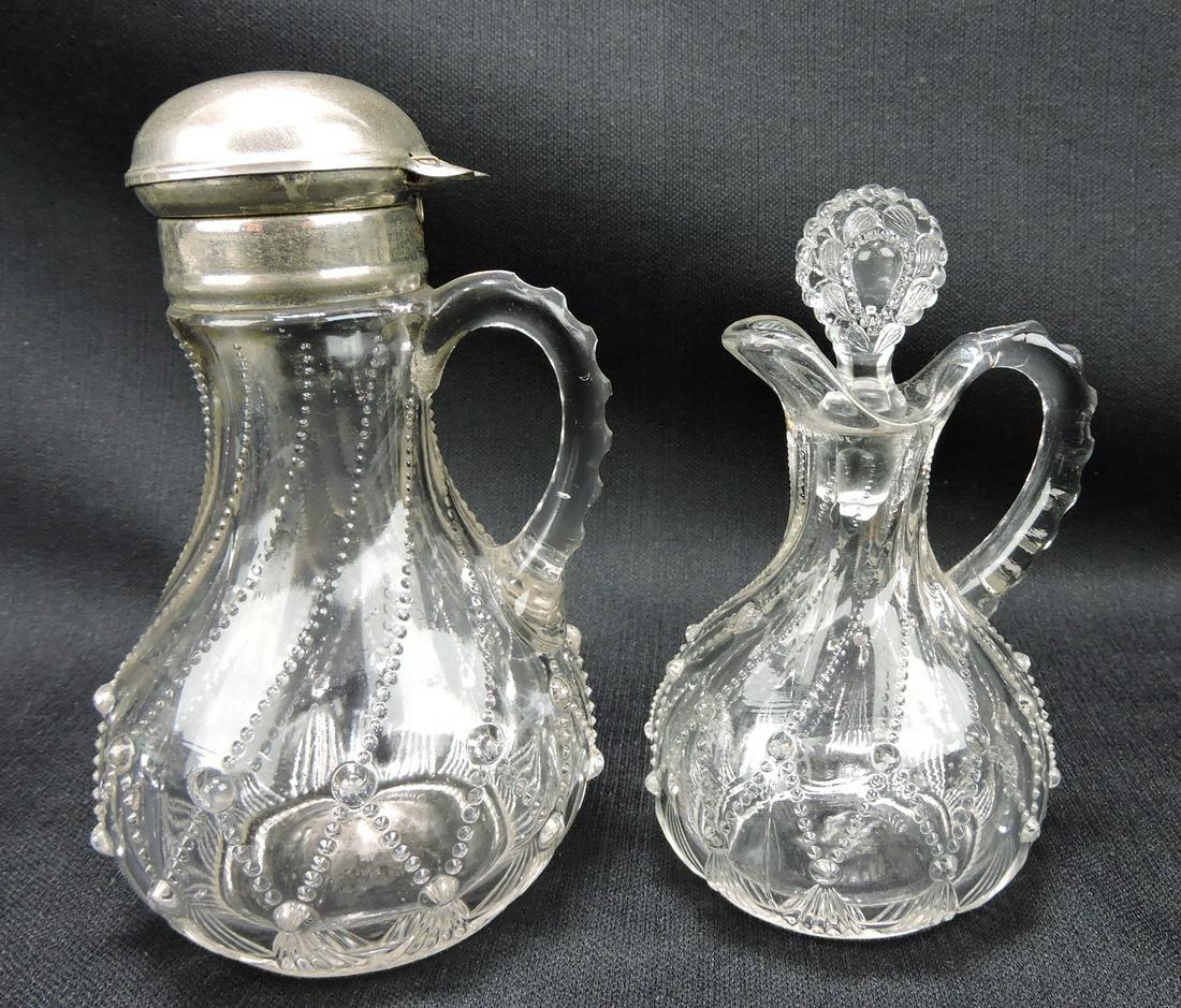 Greentown Cord Drapery clear EAPG syrup (1 of 1)