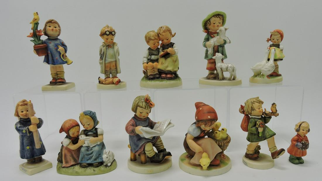Hummel lot of 11 figures: 715/0, 64, (1 of 1)