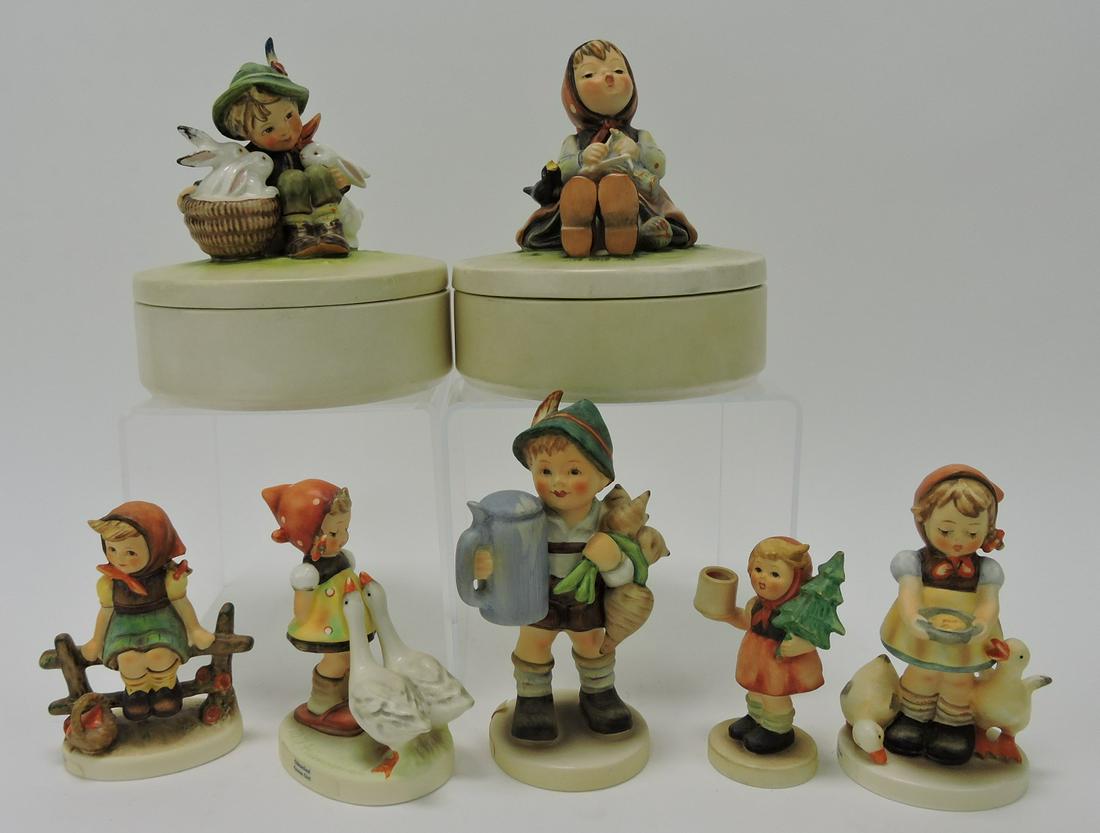 Hummel lot of 7 figures - boy and (1 of 1)