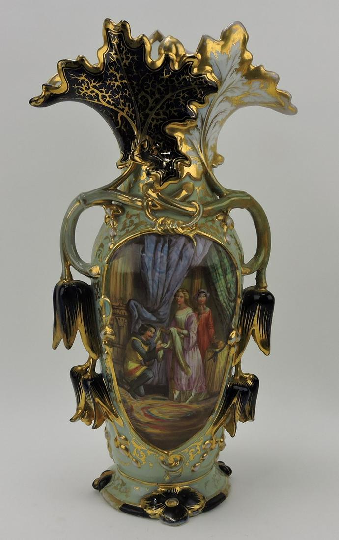 Old Paris large hand painted scenic (1 of 2)