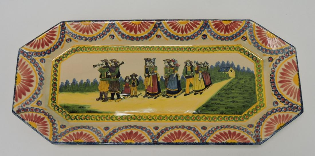 Henriot Quimper large 21" tray (1 of 1)