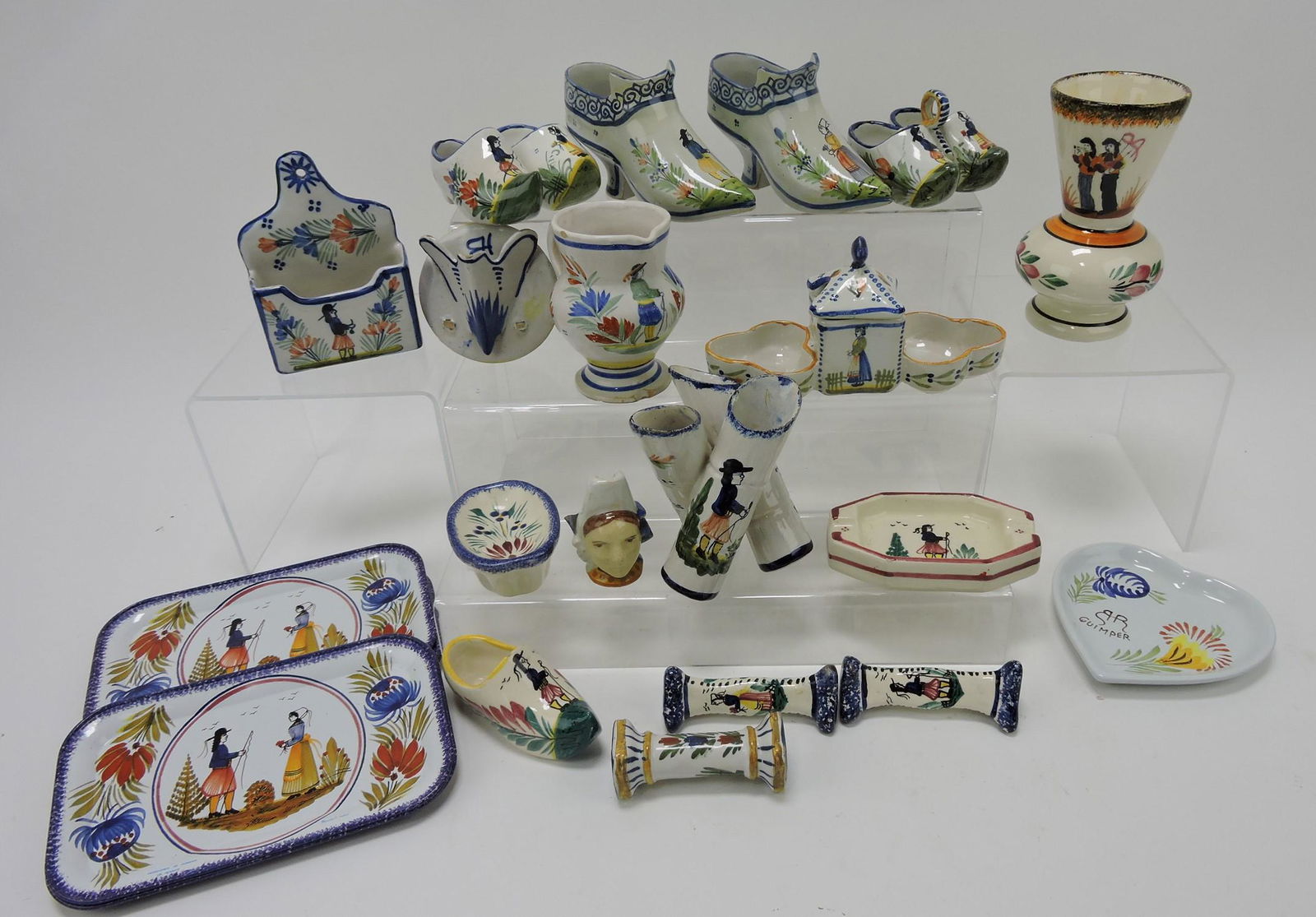 Henriot Quimper lot of 27 assorted (1 of 1)