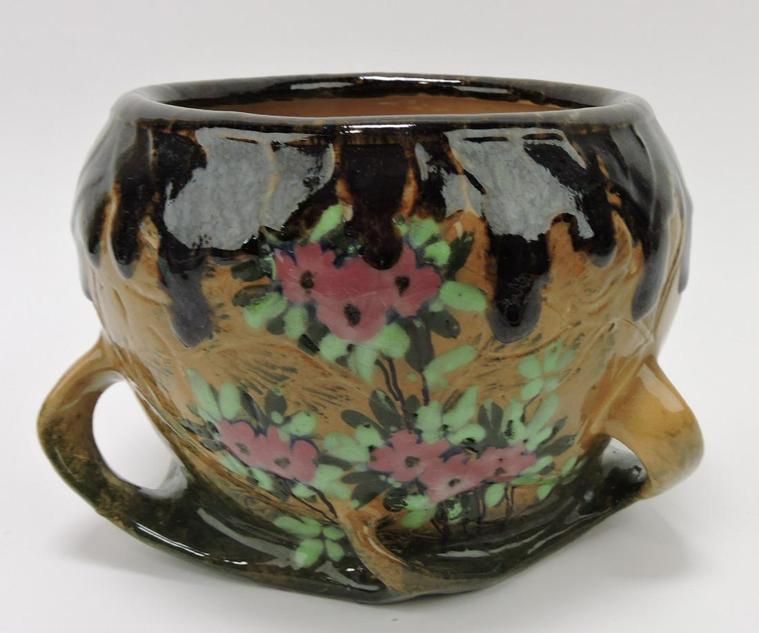 Amphora art pottery jardiniere #3588,: 8"d, 6"h