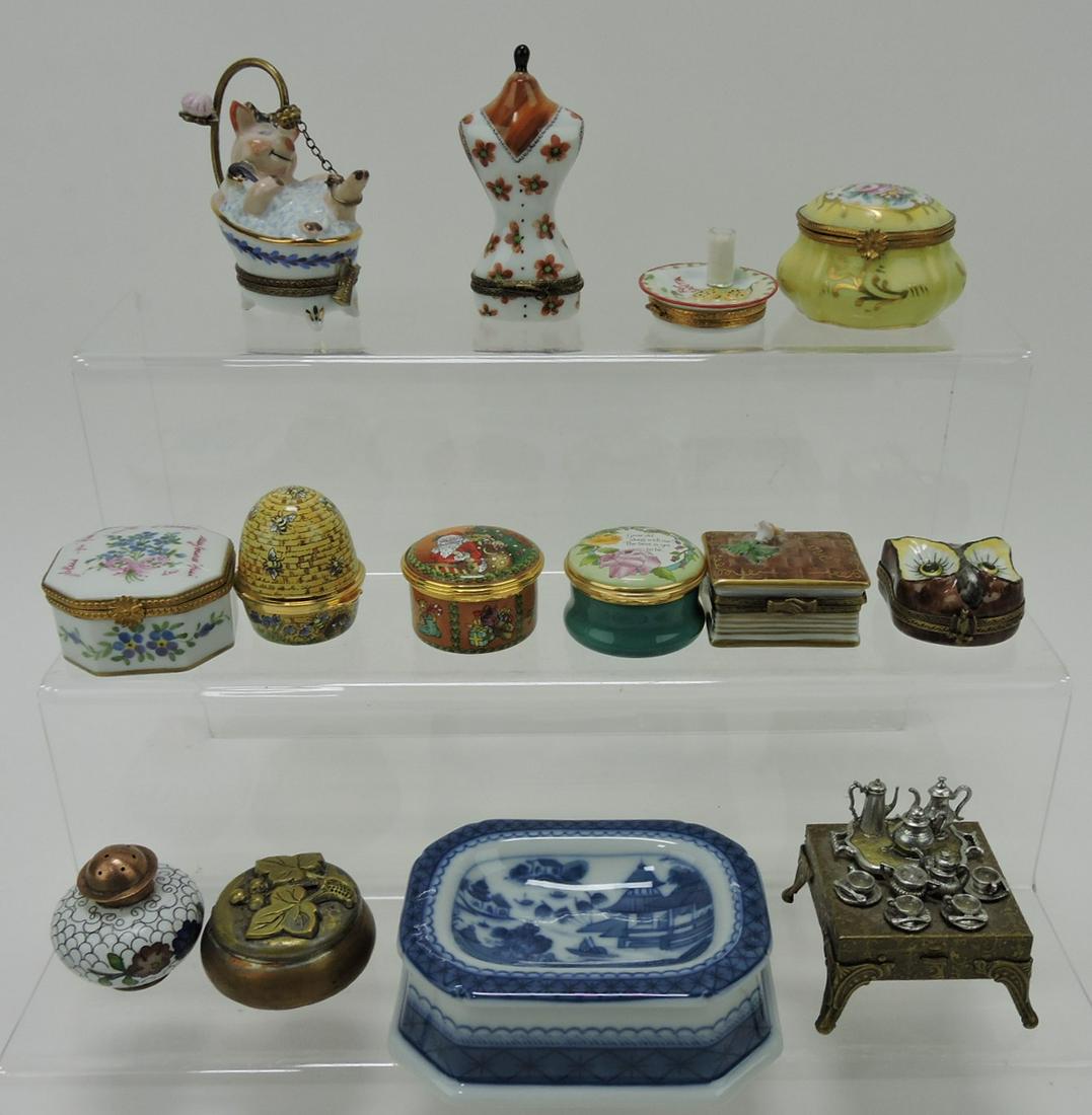 Trinket box lot of 14, Limoges and (1 of 1)