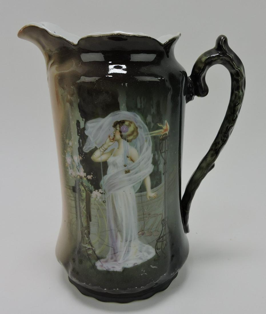 R.S. Prussia rare portrait chocolate pot (1 of 2)