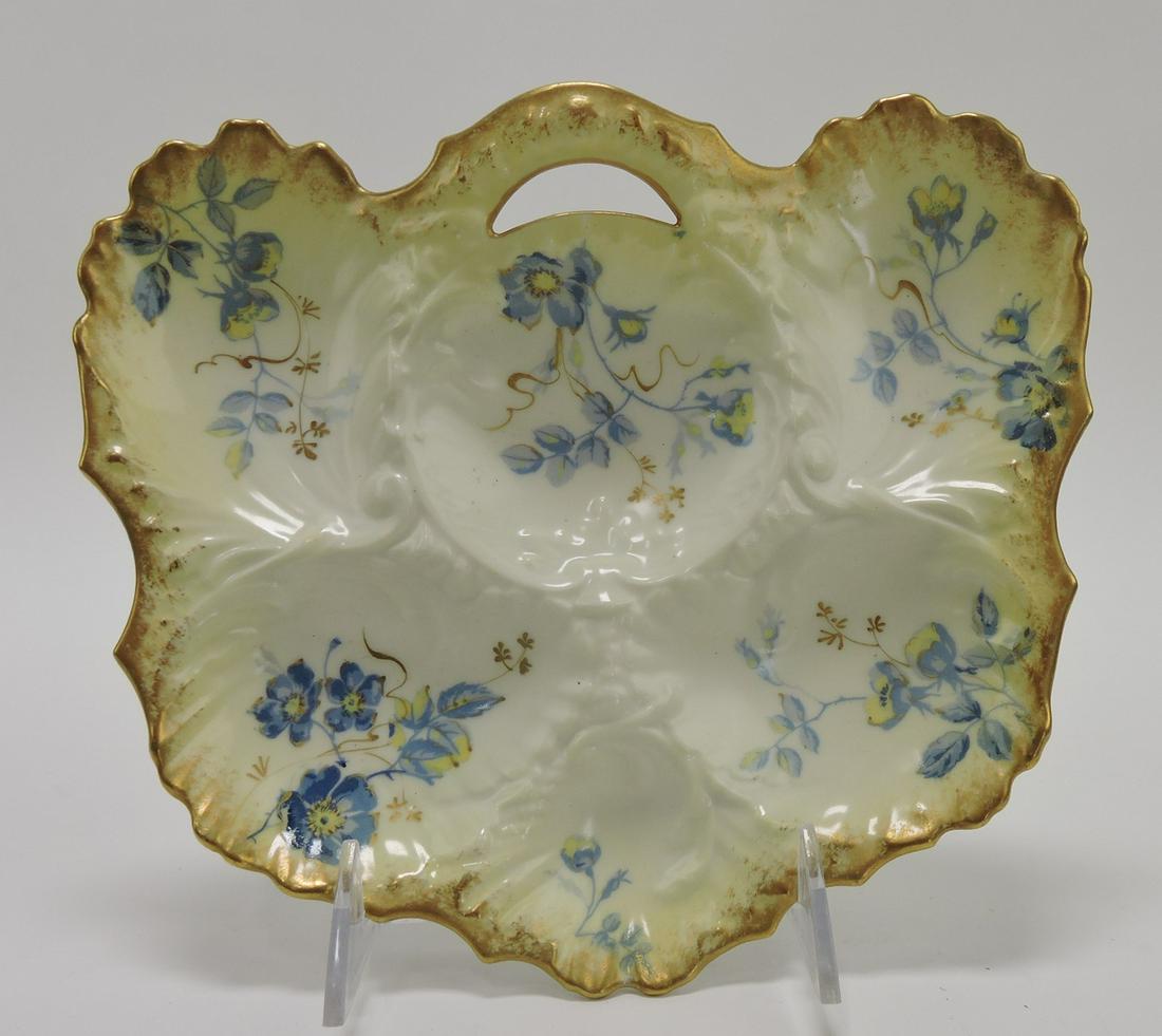 M. Redon Limoges five well oyster plate, (1 of 1)