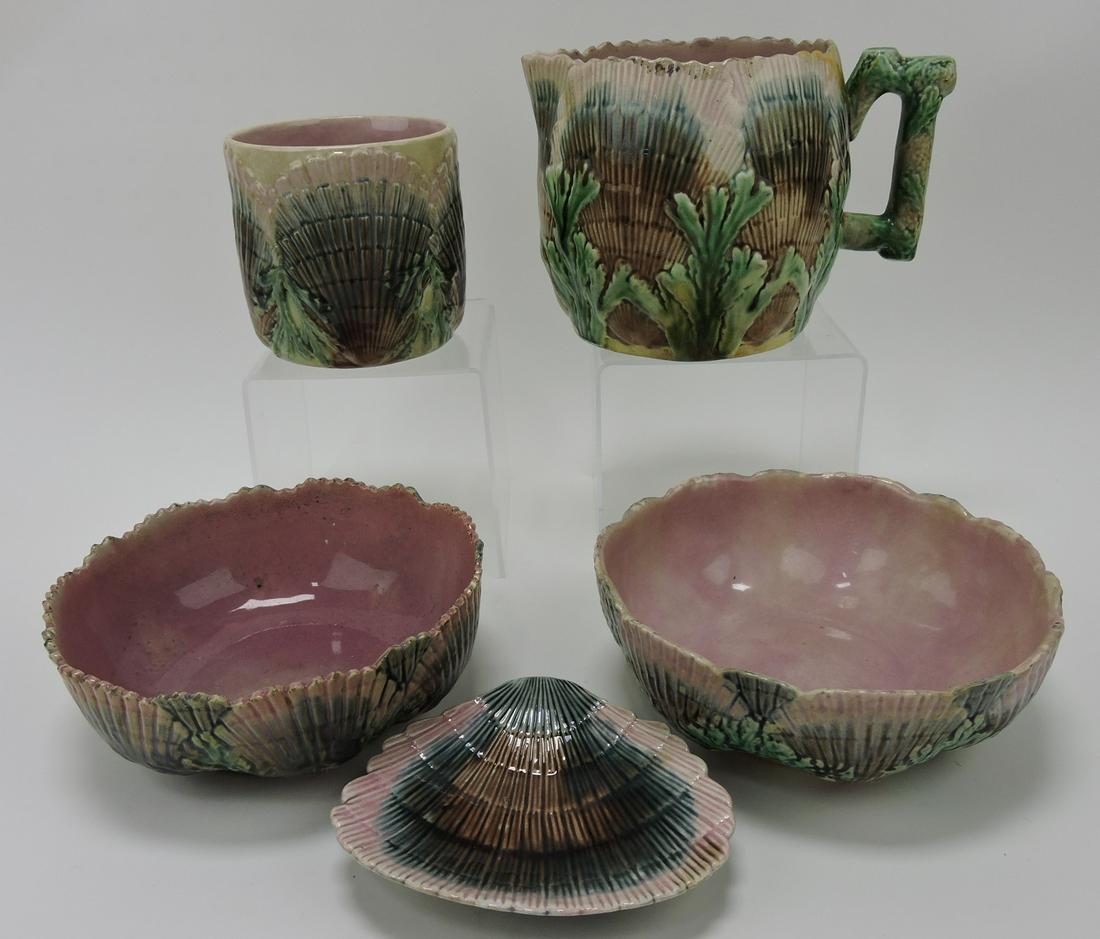 Etruscan majolica shell and seaweed (1 of 1)