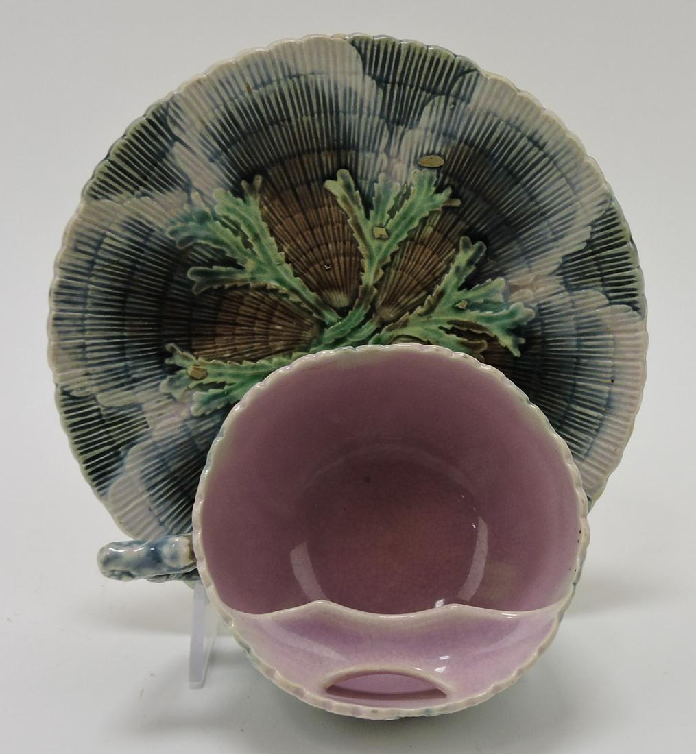 Etruscan majolica shell and seaweed (1 of 1)