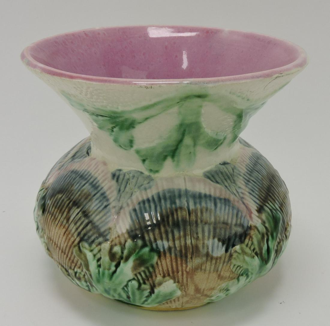 Etruscan shell and seaweed majolica: spittoon