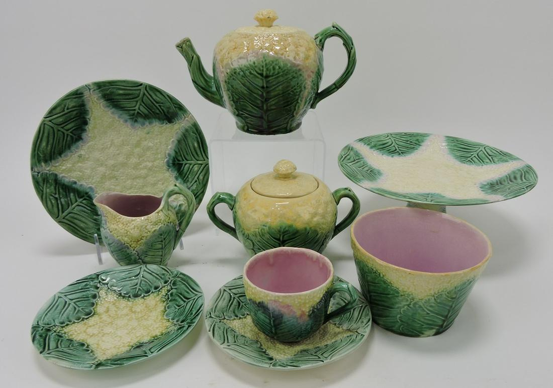 Etruscan majolica cauliflower lot of 11 (1 of 1)