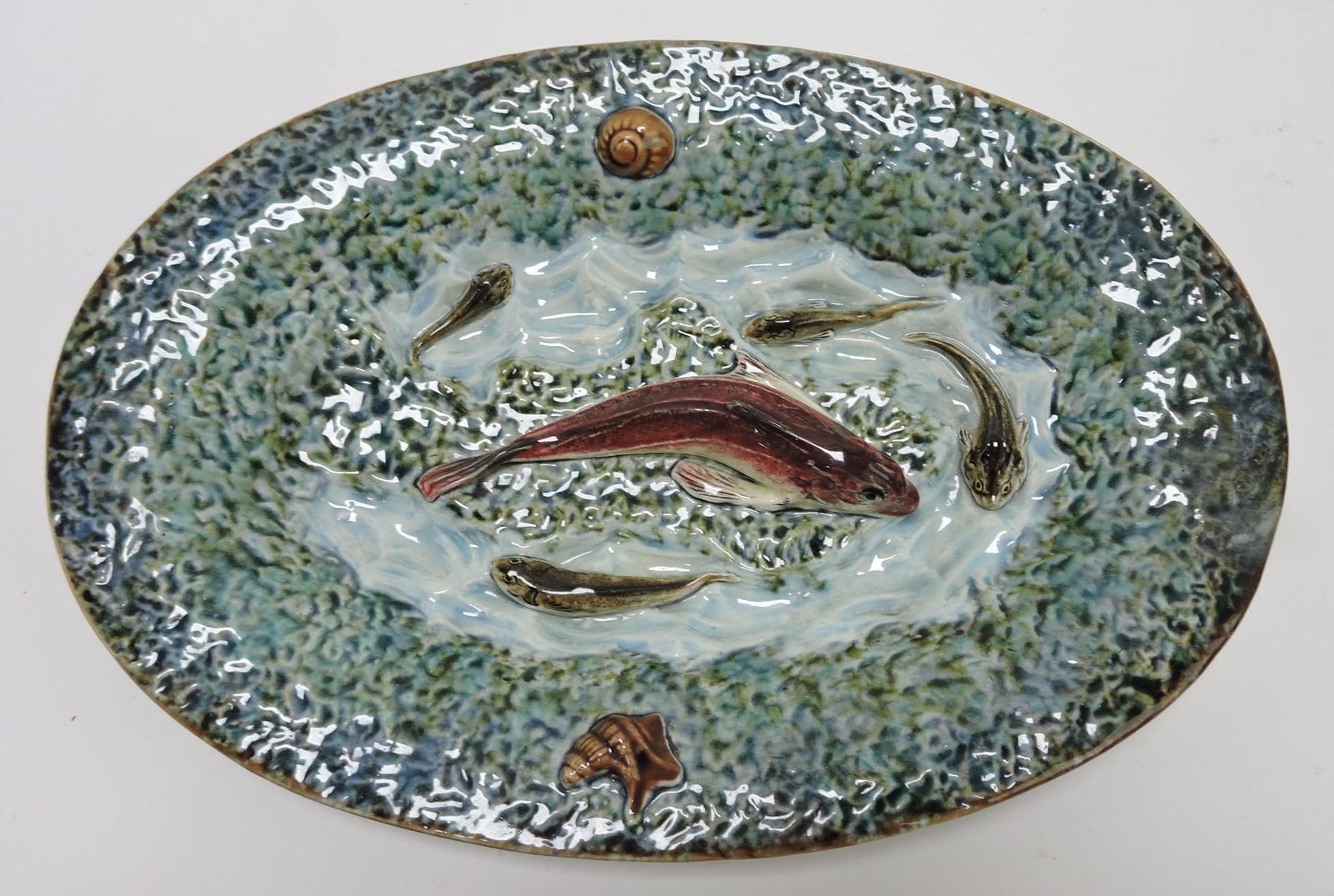 Choisy Le Roi Palissy fish wall plaque, (1 of 1)