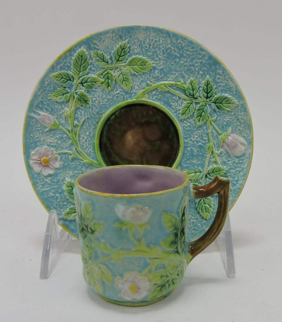 George Jones rare majolica turquoise (1 of 1)