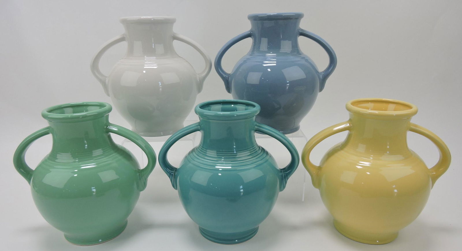 Fiesta Post 86 lot of 5 Millennium vases, (1 of 1)