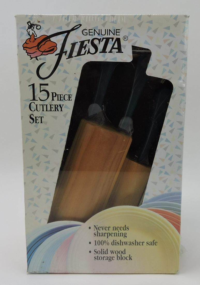 Fiesta Post 86 juniper 15 pc cutlery set, (1 of 1)